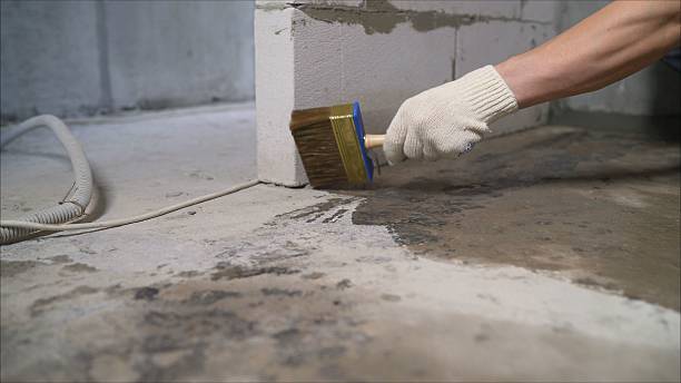 Crawl space vapor barrier installation in Andover, MN